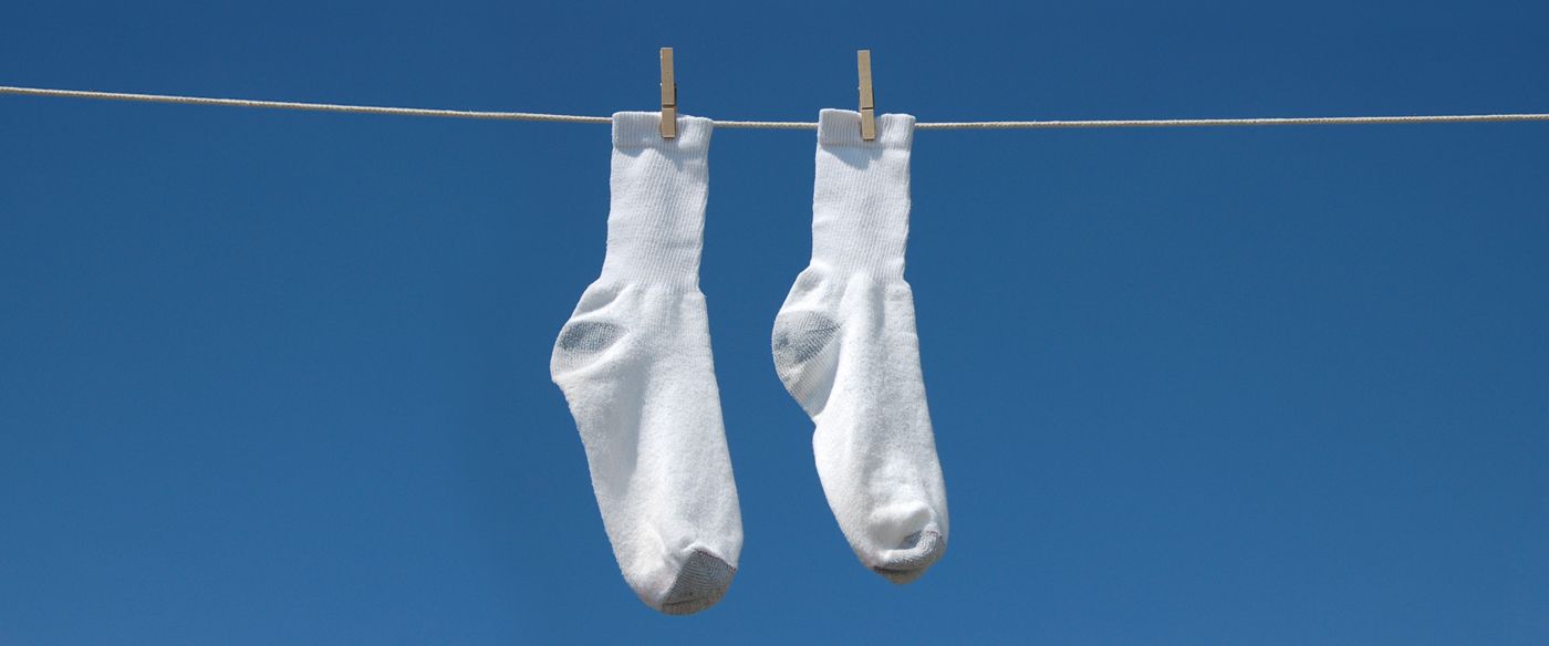 Consigue calcetines blancos Consigue calcetines blancos