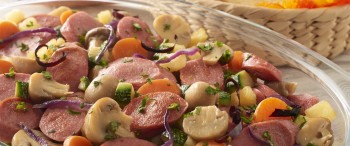 Salchichas Chimex al ajillo