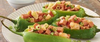 Chiles botaneros con Salchichón Chimex