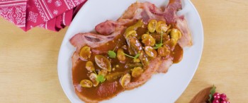 Chuletas ahumadas a la naranja