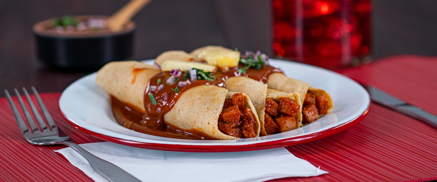 Tacos de Pierna Ahumada Chimex