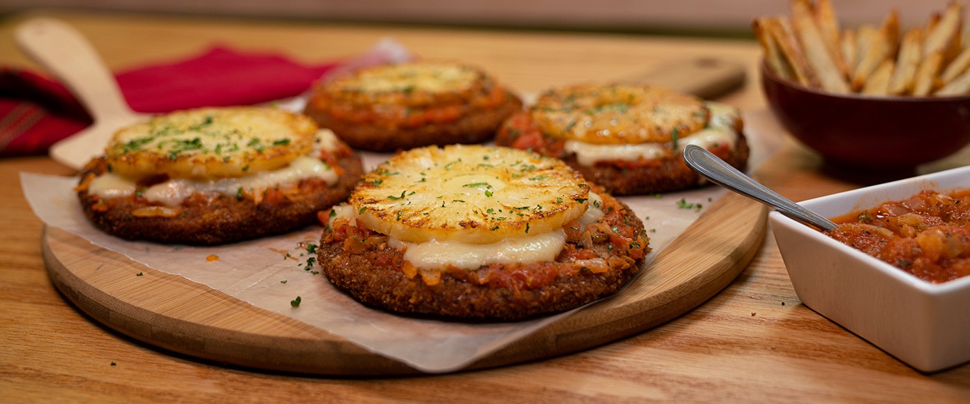 Milanesas Hawaianas con Cocido Chimex